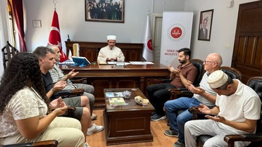 İrlandalı Aaron Aydın Söke'de Müslüman oldu, adı Harun'a çevrildi