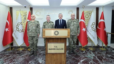 2. Ordu Komutanı Korgeneral Yaralı, Mardin Valisi Akkoyun'u makamında ziyaret etti