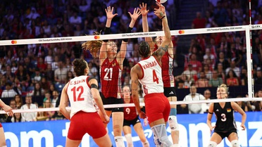 A Milli Kadın Voleybol Takımı, Almanya'yı 3-1 yenerek yarı finale yükseldi