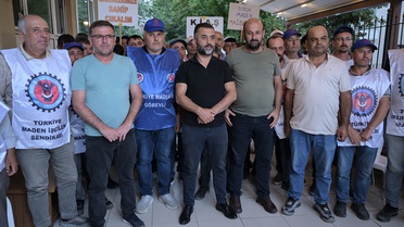 Ankara'daki eylemde 400 maden işçisinin kıdem tazminatı ödendi