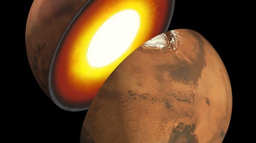 Mars'ın güney yarım küresi kuzeyden 400 derece daha sıcak çıktı
