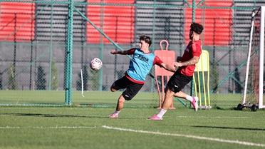 Çorum FK, Eyüpspor maçının taktik provasını tamamladı