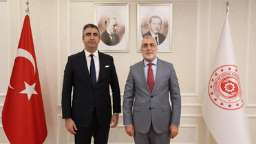 Bakan Işıkhan, Kartal Belediye Başkanı Yüksel'i Bakanlık'ta kabul etti