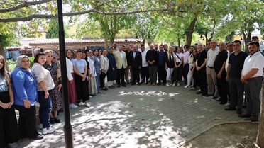 AK Parti Denizli'de Buldan'da 15 yeni üye rozetlerini taktı