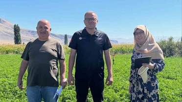 Bor'da yem bitkileri üretim alanları İlçe Tarım Müdürlüğü ekiplerince denetlendi