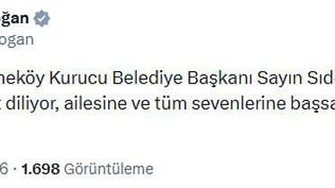 Emine Erdoğan'dan Eraslan'a taziye