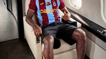 Trabzonspor'un yeni transferi Franculino Dju özel uçakla bugün Trabzon'da