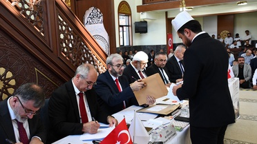 Hakkari'de düzenlenen hafızlık yarışması Türkiye finalinde birinciliği Yusuf Kiracı kazandı