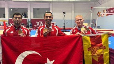 İzmirli cimnastikçiler Akdeniz Oyunları'nda 5 madalya kazanarak kürsüye ambargo koydu