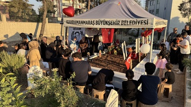 Kahramanmaraş'ta saldırıda ölen Bayram Nabi Şişik doğum gününde mezarı başında anıldı