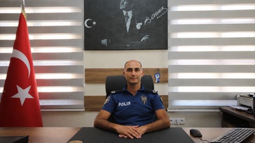 Kaş'ta görev değişimi, Emniyet Amiri Halil Kanlı ilçe müdürü oldu