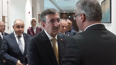 Cumhurbaşkanı Erhürman, taziye için gelen Yılmaz ve heyetini kabul etti