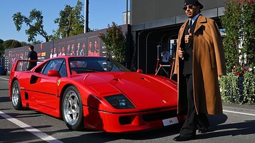 Hamilton, restore ettirdiği Ferrari F40 ile Monza'ya damga vurdu