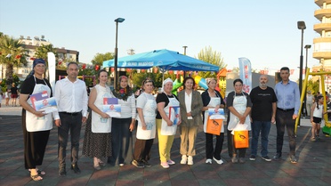 Silifke'de festival kapsamında batırık yarışması yapıldı, 500 kişilik ikram sunuldu