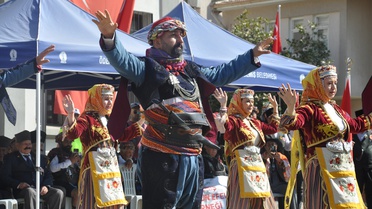 Ödemiş'in kurtuluşunun 104. yılında İzmir'de coşkulu tören düzenlendi