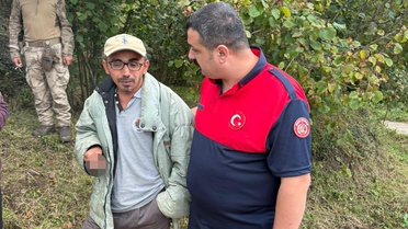 Ordu Kumru'da kaybolan Bayram Köse fındık bahçesinde sağ bulundu