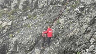 Kaçkar'da mahsur kalan Avusturyalı turist, AFAD ve jandarma ekiplerince kurtarıldı