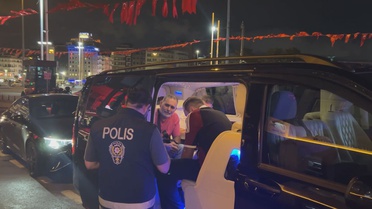 İstanbul'da eş zamanlı 'Huzur İstanbul' denetimleri yapıldı, Taksim'de GBT uygulandı