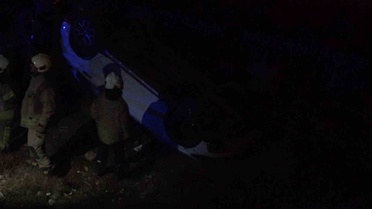 Ümraniye'de park halindeki otomobil yuvarlandı, sürücü Mehmet A. hayatını kaybetti