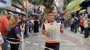 Manisa Alaşehir'de üzüm festivali başladı; 30 kiloluk kelterlerle yarıştılar