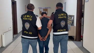 Kocaeli İzmit'te polis operasyonunda bulaşık makinesinde saklanan firari A.S. yakalandı