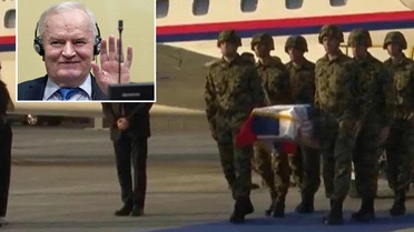Soykırım suçlusuna askeri tören Avrupa'yı ayağa kaldırdı