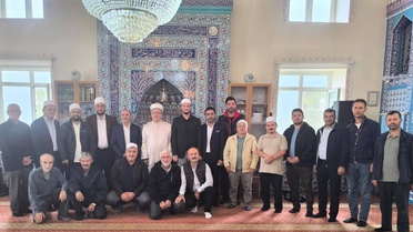 Bolu'da yağış nedeniyle camiye alınan geleneksel Mevlid programı yapıldı