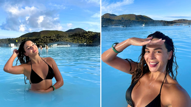 Ebru Şahin’den nefes kesen İzlanda pozları! Güzelliğiyle büyüledi