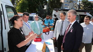 Erzurum'da Halk Sağlığı Şenliği'nde koruyucu sağlık hizmetleri anlatıldı
