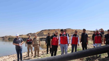 Kilis'teki göletlere 600 bin sazan yavrusu bırakıldı