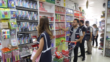 Mardin'de kırtasiye denetiminde fiyat etiketleri ve güvenlik kontrol edildi