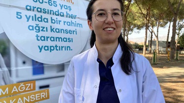 Manisa Alaşehir'de mobil sağlık aracıyla kanser taraması sürüyor, tarım işçileri de taranıyor