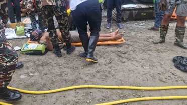 Nepal'de selden etkilenen hidroelektrik tünelinde 10 gün sonra 2 işçi sağ kurtarıldı
