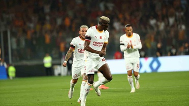Galatasaray'da Osimhen Başakşehir'e de gol attı, gol sayısını 6'ya yükseltti