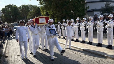 Emekli Hakim Albay Atalay Tokat, Muğla Menteşe'de askeri törenle son yolculuğuna uğurlandı