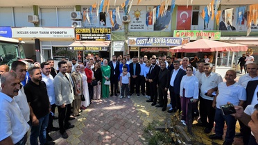 AK Parti Silvan'da temaslarda bulundu