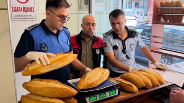 Bayburt'ta fırınlara gramaj ve fiyat denetimi; aykırı işletmelere ceza yağdı