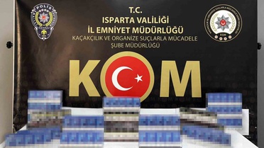 Isparta'da kaçak sigara operasyonunda 300 paket ele geçirildi, 1 şüpheli hakkında işlem yapıldı