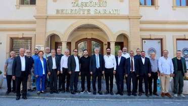 KASİAD yönetimi Taşköprü Belediyesini ziyaret etti, Başkan Aslan destek sözü verdi