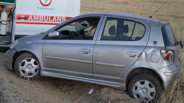 Kırıkkale Keskin'de takla atan otomobilde 4 kişi yaralandı