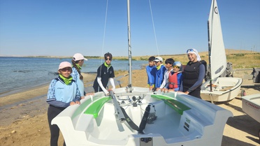 Kırşehir Hirfanlı'da Optimist Yelken Yarışları 12 kulüp ve 75 sporcuyla başladı