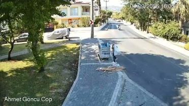 Marmaris'te kaçak moloz döken kişi kamera sistemiyle yakalandı, cezai işlem uygulandı