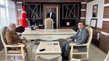 Meriç Kaymakamı Odabaşı, Lalapaşa'da göreve yeni başlayan Çolak'ı ziyaret etti