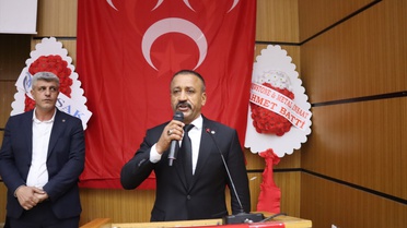 MHP Midyat İlçe Başkanlığına Adil Acar yeniden seçildi, kongreye katılım yüksekti