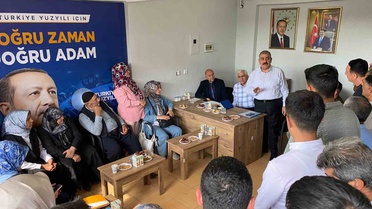 Palandöken Belediye Başkanı Sunar, milletvekili ve ilçe başkanıyla saha çalışmalarını inceledi