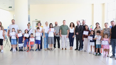 Tekirdağ'da ücretsiz yağlı boya kursunu bitiren öğrenciler eserlerini sergiledi