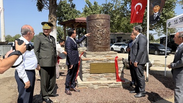 Tire'de İlk Kurşun Anıtı Açıldı