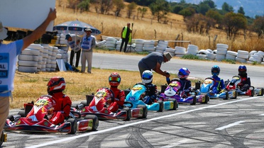 Uşak'ta Türkiye Karting Şampiyonası'nda 45 sporcu ilk gün mücadele etti