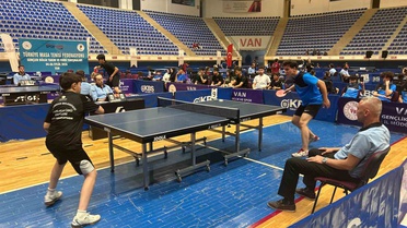 Van'da 20 ilin katıldığı masa tenisi yarışmalarında final heyecanı başladı