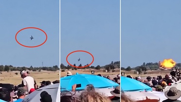 Hava gösterisi felaketle bitti: F-4 Phantom düştü, 2 pilot hayatını kaybetti